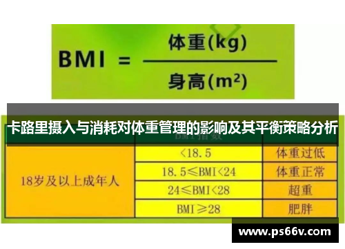 卡路里摄入与消耗对体重管理的影响及其平衡策略分析